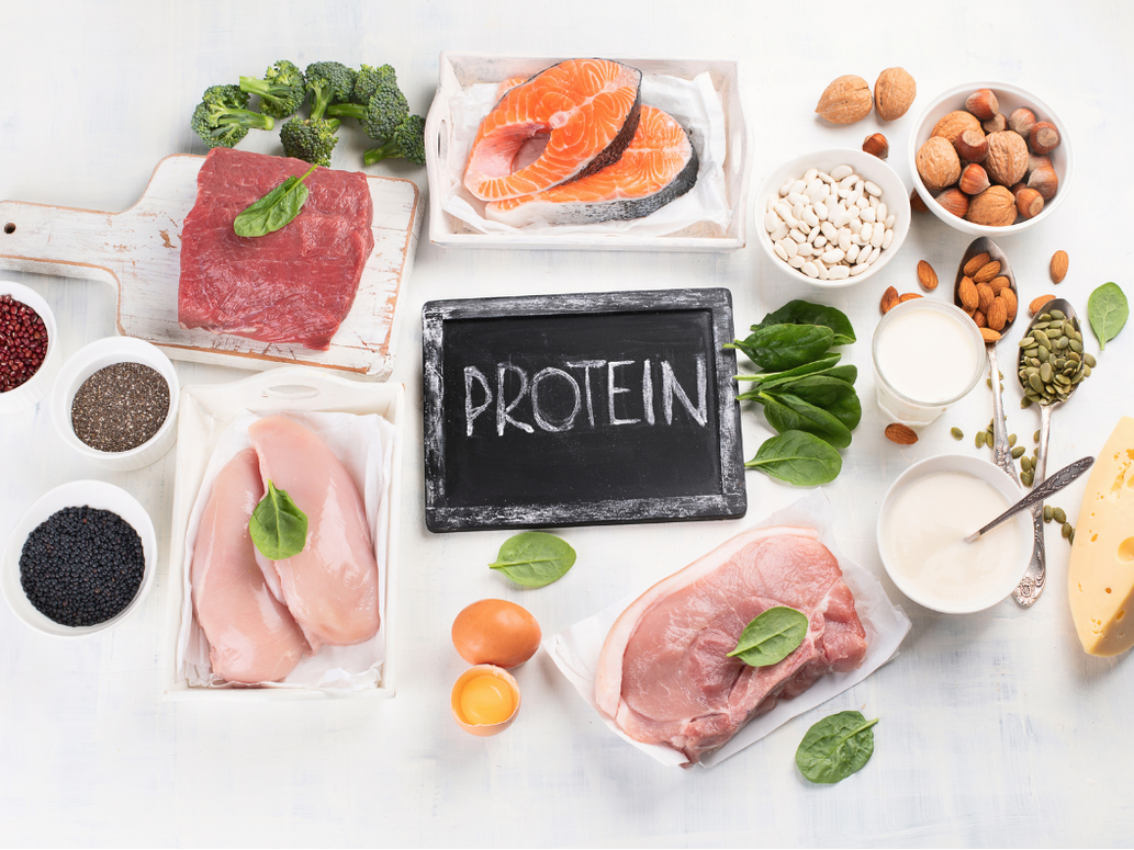 חלבון מכל הסוגים, עוף בקר דגים ביצים